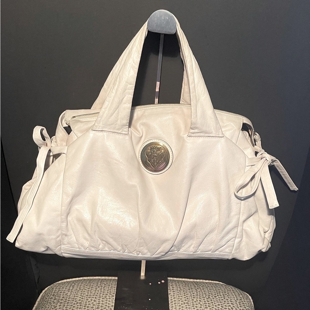 Authentic Gucci hesteria white bag